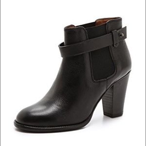Madewell Lonny Booties, Black Leather
